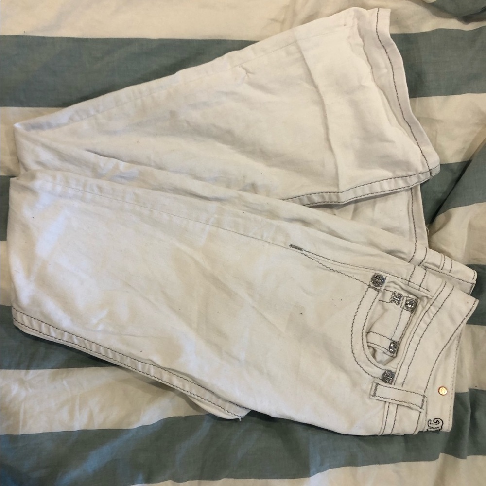 Miss Me White Jeans
